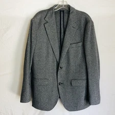 Bonobos Blazer Mens 42 Gray Slim Fit Italian Wool Blend Fortex Sport Coat Jacket