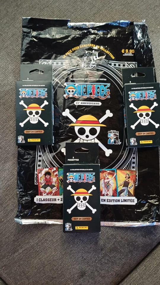 Panini One Piece lot 3 pochettes autocollants ( Environ 120 Stickers ) - Photo 1/1