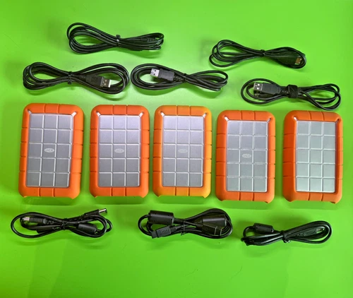 5 x LaCie Rugged Triple USB + Firewire 400/800 ext. HDD (LAC301832)