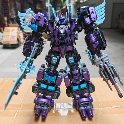 #ad Tengyang 30cm Dark Predaking Transformers Predacons 5 in 1 Action Figure Toys S $79.99