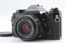  Rare [MINT]Canon AE-1 Program Black FD 50mm f1.8Film Camera From JAPAN