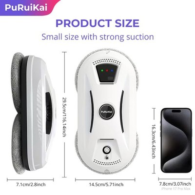 PuRuiKai's latest 2026 model intelligent high-rise glass cleaning robot