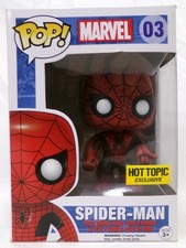 Funko Pop! Marvel 03 The Amazing Spider-Man Hot Topic Exclusive Vinyl Figur