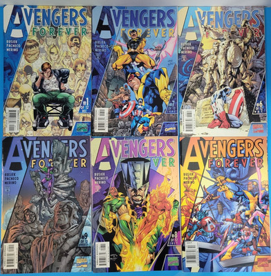 Avengers Forever #1 6 7 8 9 11 Lot Marvel Kang 1998 Marvel Comics