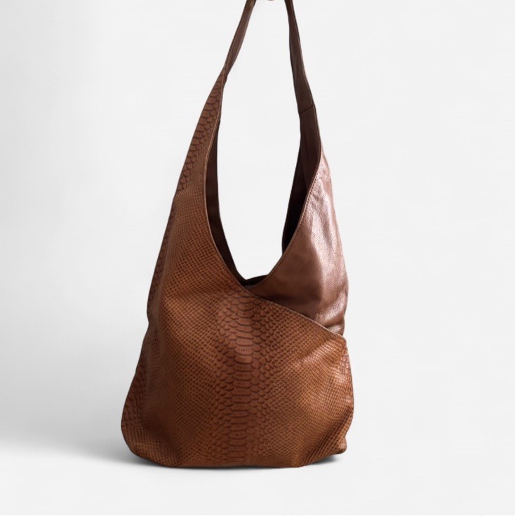 2000's leather hobo one shoulder bag y2k