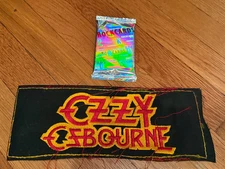 Ozzy Osbourne 1982 Rare Embroidered Patch VTG 80s  Heavy Metal Music Sabbath