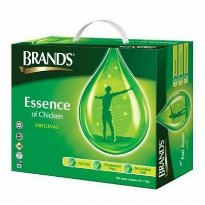 Brands Essence Chicken Gives Extra Energy Alertness 1 Box (30 X 70g) FREE SHIP