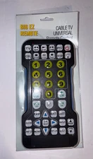 Big EZ Easy Cable TV Universal Remote Control for Motorola Digital Box - NEW