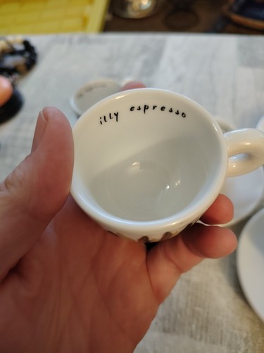 (5) 2000 Francis Ford Coppola Illy Espresso Cups and Saucers Set Of 5 - Picture 18 of 22