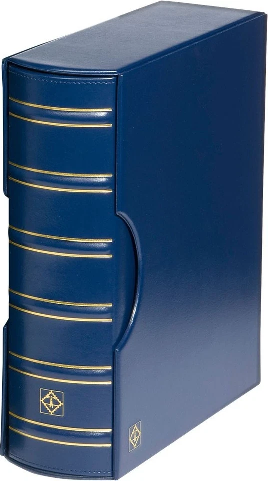 LEUCHTTURM Reliure anneaux GRANDE, Classic GIGANT bleu avec reliure Réf. 301901 - Photo 2/2