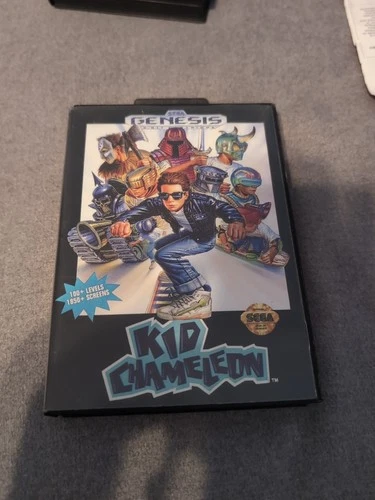 Sega Genesis Kid Chameleon Game and Manual Tested Working
