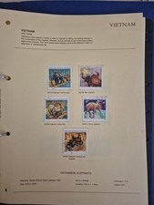 1973 Working Elephants Set on page (SG#758-762), C.T.O