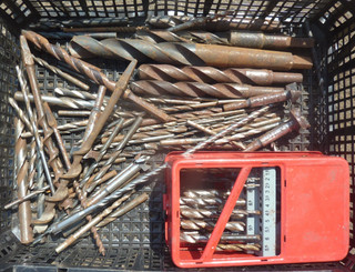 Job Lot of Drill Bits Wood Masonry & HSS Workshop Tools