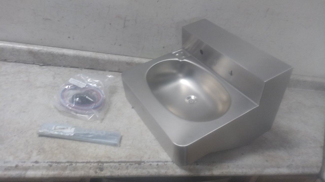 Acorn 1652-1-BP-04-M 14-3/4 x 9-1/2 In Bowl Size Stainless Steel Lavatory Sink