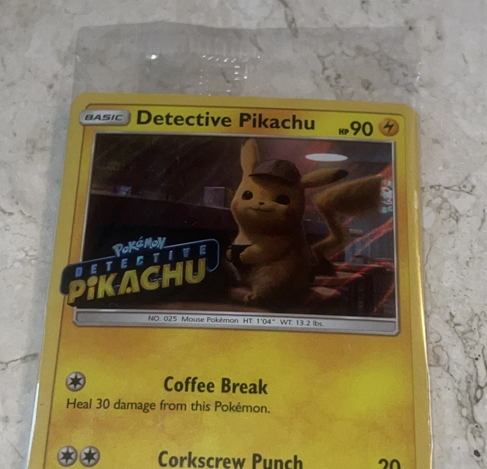 Pokemon 2019 Black Star Promo SM190 DVD Stamped Holo Detective Pikachu Sealed - Image 2 of 4