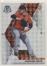 2021 Panini Mosaic Rookie White Mosaic Prizm /25 Keegan Akin #239 tj1