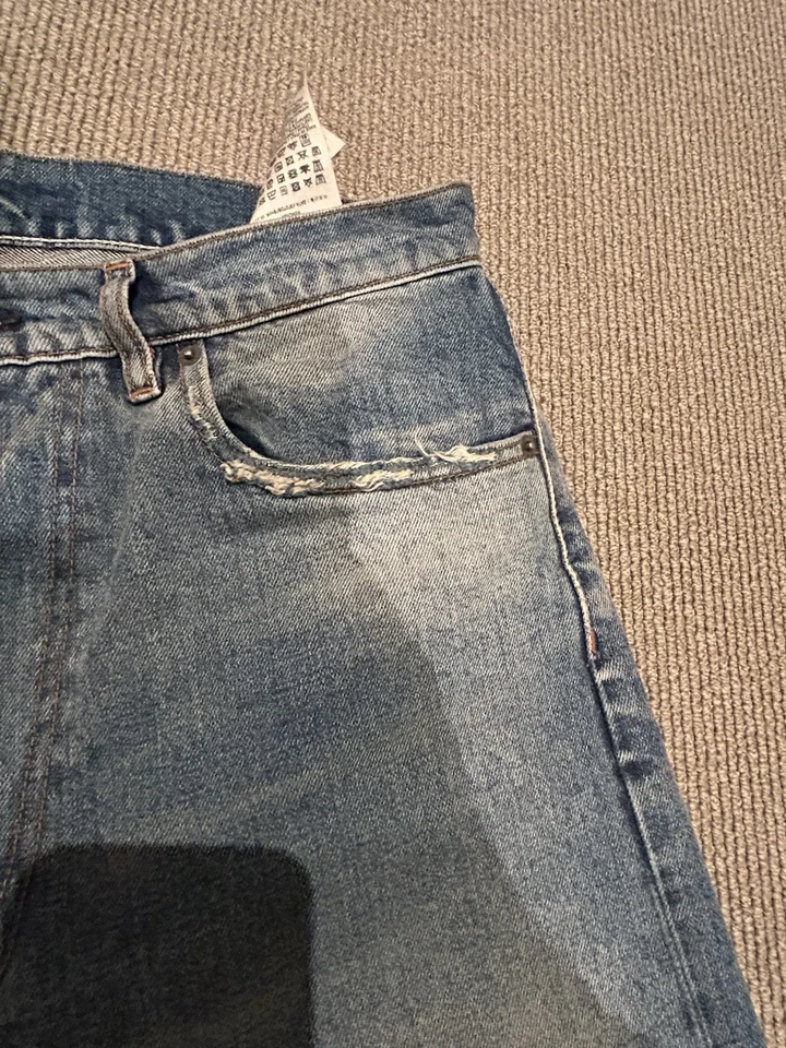 Maison Margiela distressed-effect straight-leg jeans w32 - Image 3 of 4