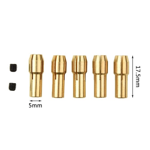 8pcs Messingbohrfutter-Spannzangenstück Für Dremel-Drehwerkzeugadapter 0,5-3mm - Bild 10 von 14