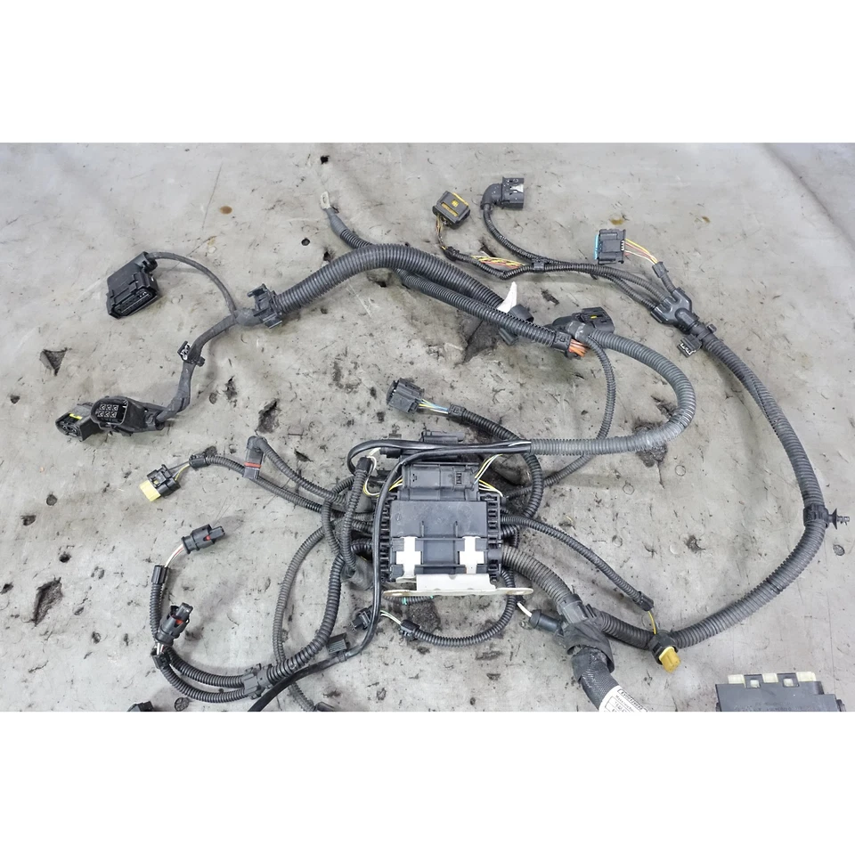 2015-2018 BMW F80 M3 F82 M4 S55 Module 1 Engine Electrical Wiring Harness OEM - Image 2 of 4