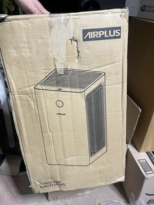 AIRPLUS Console Dehumidifier White/Black, Timer, Child Lock, 3 Speeds