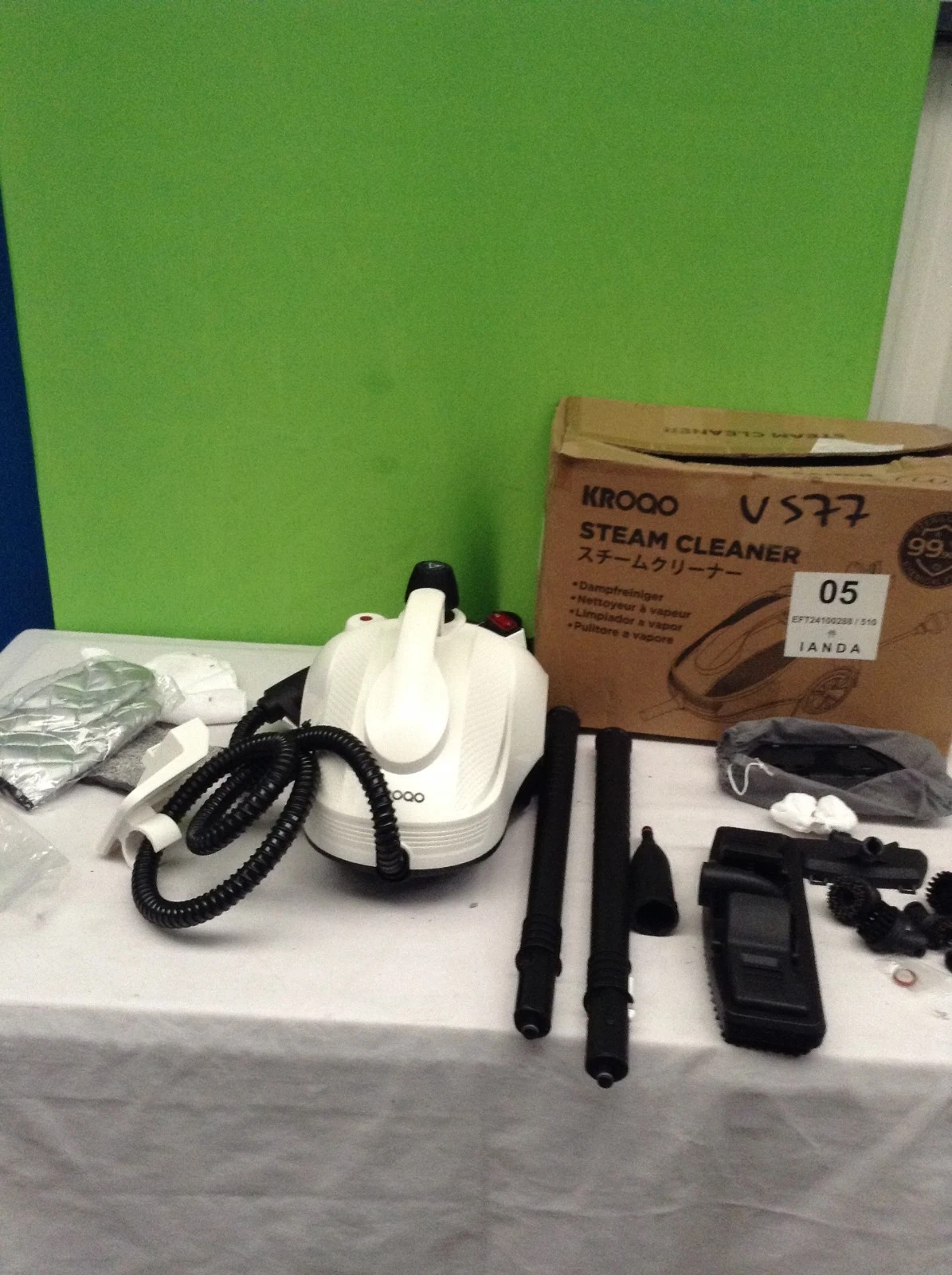 KROQO Steam Cleaner, Steamer with Accessories, Powerful Portable Steamer P.READ
Opens in a new windo