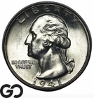 1941-D Washington Quarter, Choice BU++