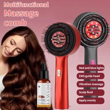 3 In 1 Red Light Scalp Massager Comb Brush  50ml Hair Growth Oil Anti-Hair Loss