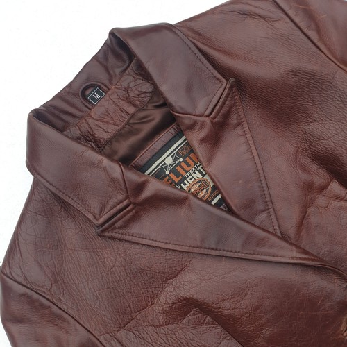 EL Leather Jacket Vintage Retro - Picture 3 of 12