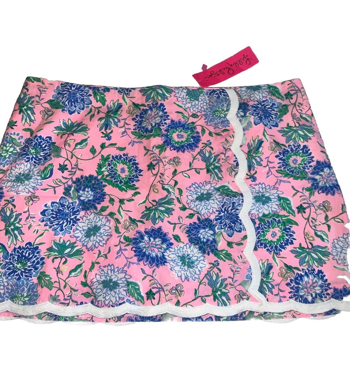 Lilly Pulitzer NWT Michelina Mini Skort Conch Shell Pink Rumor Has