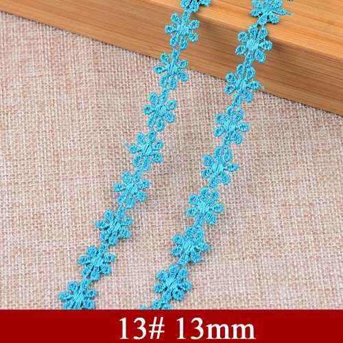 13/15/25mm Guipure Embroidered Daisy Flower Lace Trim Sewing and Embellishment - Picture 24 of 63
