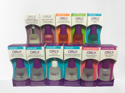 ORLY - Nail Treatment, Bonder, Base, Top  - Small Size 18ml/0.6oz 
