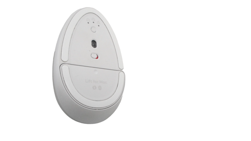 Logitech Lift Vertical Ergonomic Mouse, Wireless for Mac OS - White READ - Picture 5 of 9