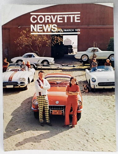 1972 CORVETTE NEWS Owners Mag, AARC,Photographing Your Car,Racing v. 15, #3,VG++