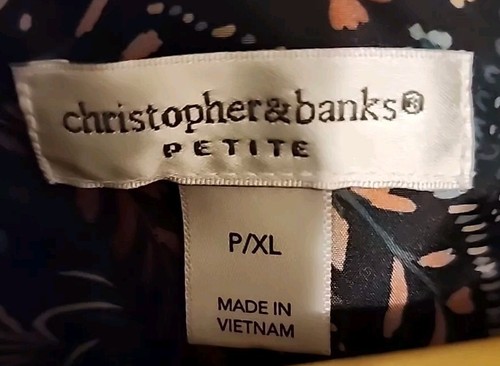Christopher and Banks Womens Puffer Vest size Petite XL - Picture 5 of 12