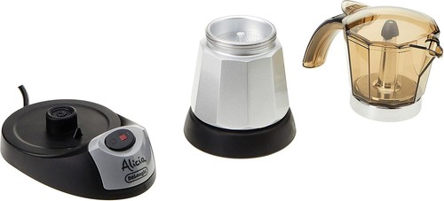 De'Longhi Alicia Moka Pot Coffee Maker EMK6, Espresso Maker, Black - Picture 3 of 3