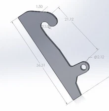 JRB 418 Blank Quick Attach for JRB Loader mounts