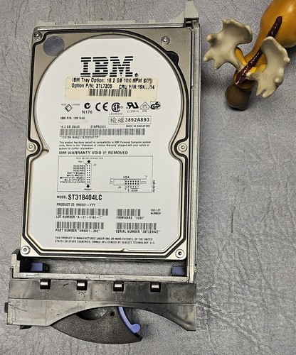 IBM 19K1466 ST318404LC 18.2 GB Hard Drive HDD 10,000 RPM Server Mounted Lot of 6 - Afbeelding 7 van 10