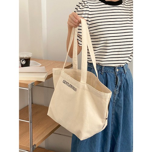 Bolsos de hombro informales para mujer CABALLERO 16 OZ algodón compras lona - Imagen 3 de 16