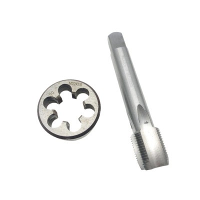 M22X1.5mm Tap and Die Set RH Right Hand Thread Tap M22 X 1.5 High Speed Steel