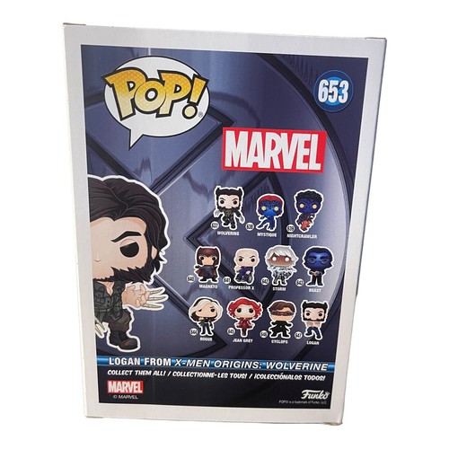 Funko Pop! Marvel X-Men Logan #653 Collector Corps Exclusive With Pop Protector - Picture 5 of 12