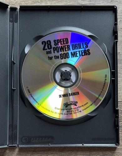 28 Speed and Power Drills for 800 Meters (DVD 2006) Track Coaching Dennis Barker - Picture 3 of 3