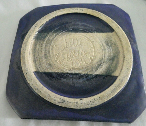 Set of 4 Handcrafted 6" Pottery Plates Sushi Tapas Scottish Potter Julie Brooke - Picture 2 of 5