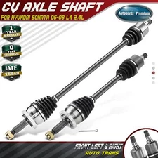 2x Front Side CV Axle Assembly for Hyundai Sonata 2006-2008 L4 2.4L Auto Trans