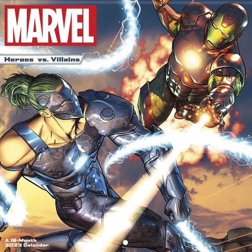 Marvel Heroes Vs Villains 2023 Calendrier Mural Tout Neuf 235076 