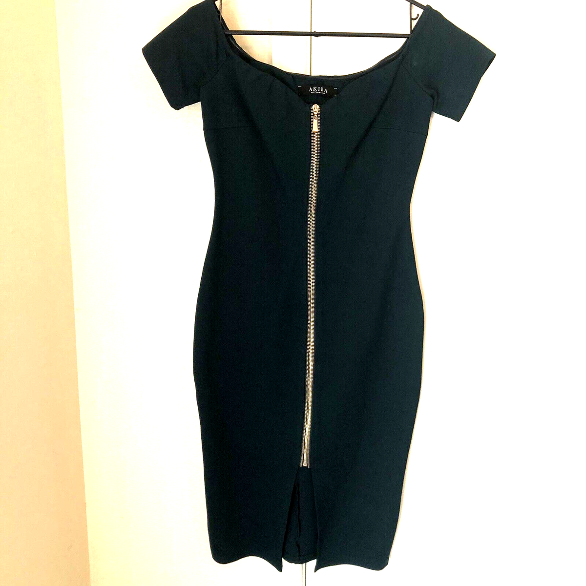 Akira Women's Dark Green Dress Size: Medium M 40" long shoulder to hem | eBay Akira Women's Dark Green Dress Size: Medium M 40" long shoulder to hem | eBay