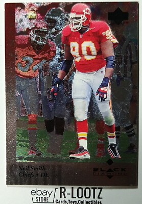 1997 Upper Deck Black Diamond Football Card #62 Neil Smith Kansas City 