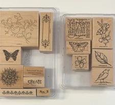 Stampin' Up! NATURAL BEAUTY and CREATIVE ELEMENTS Stamp Sets