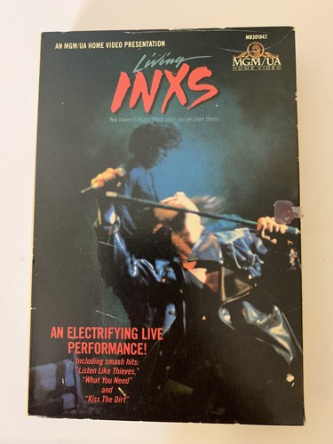 Inxs Living Inxs Live Performance Beta Betamax Video Tape Rare