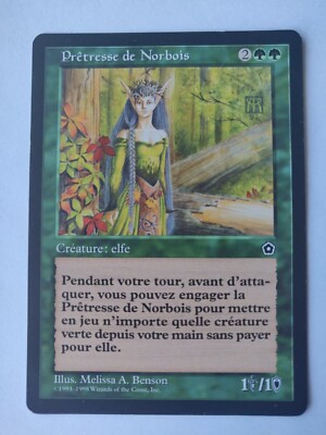 MTG Magic   Priesterin von Norbois   Norwood Priestess   French EX Commander PO2