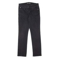 LEVI'S Mid Rise Womens Jeans Black Slim Skinny W28 L29